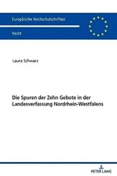 Book cover of Die Spuren der Zehn Gebote in der Landesverfassung Nordrhein-Westfalens by Unknown