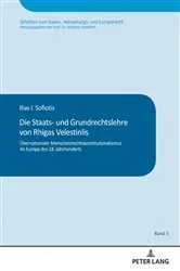 Book cover of Die Staats- und Grundrechtslehre von Rhigas Velestinlis by Ilias I. Sofiotis