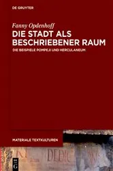 Book cover of Die Stadt als beschriebener Raum by Fanny Opdenhoff