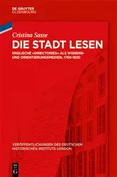 Book cover of Die Stadt lesen by Cristina Sasse