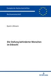 Book cover of Die Stellung behinderter Menschen im Erbrecht by Unknown