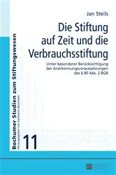 Book cover of Die Stiftung auf Zeit und die Verbrauchsstiftung by Fundare e.V.