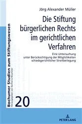 Book cover of Die Stiftung buergerlichen Rechts im gerichtlichen Verfahren by Karlheinz Muscheler
