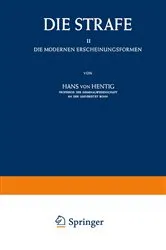 Book cover of Die Strafe II by Hans v. Hentig