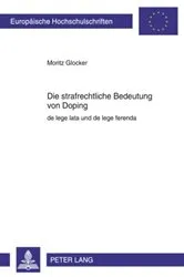 Book cover of Die strafrechtliche Bedeutung von Doping by Unknown