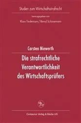 Book cover of Die strafrechtliche Verantwortlichkeit des Wirtschaftsprüfers by Unknown