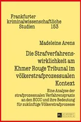 Book cover of Die Strafverfahrenswirklichkeit am Khmer Rouge Tribunal im voelkerstrafprozessualen Kontext by Unknown