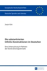 Book cover of Die substantivierten Infinitiv-Konstruktionen im Deutschen by Unknown