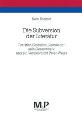 Book cover of Die Subversion der Literatur by Sven Kramer