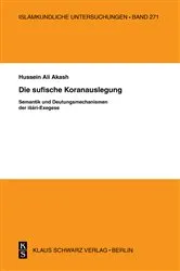 Book cover of Die sufische Koranauslegung by Hussein Ali Akash