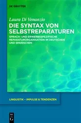 Book cover of Die Syntax von Selbstreparaturen by Unknown