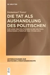 Book cover of Die Tat als Aushandlung des Politischen by Immanuel Nover