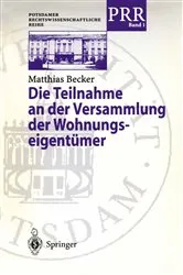 Book cover of Die Teilnahme an der Versammlung der Wohnungseigentümer by Matthias Becker