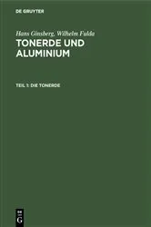 Book cover of Die Tonerde by Hans Ginsberg
