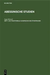 Book cover of Die traditionelle Aussprache des Äthiopischen by Eugen Mittwoch