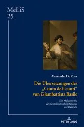 Book cover of Die Uebersetzungen des «Cunto de li cunti» von Giambattista Basile by Claudia Brinker-von der Heyde