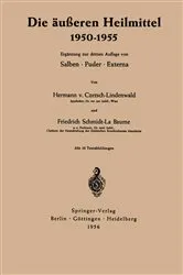 Book cover of Die äußeren Heilmittel 1950–1955 by Hermann Czetsch-Lindenwald