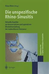 Book cover of Die unspezifische Rhino-Sinusitis by Klaus Mees