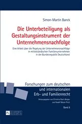 Book cover of Die Unterbeteiligung als Gestaltungsinstrument der Unternehmensnachfolge by Rudolf Meyer-Pritzl