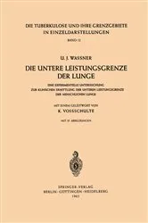 Book cover of Die Untere Leistungsgrenze der Lunge by U.J. Waßner