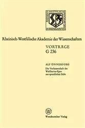 Book cover of Die Verfasserschaft des Waltharius-Epos aus sprachlicher Sicht by Unknown