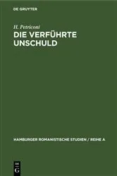 Book cover of Die verführte Unschuld by H. Petriconi