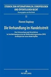 Book cover of Die Verhandlung im Handelsstreit by Eibe Riedel