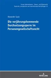 Book cover of Die verjaehrungshemmende Durchsetzungssperre im Personengesellschaftsrecht by Michael Stöber