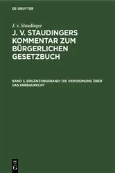 Book cover of Die Verordnung über das Erbbaurecht by Unknown