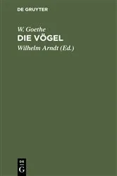 Book cover of Die Vögel by W. Goethe