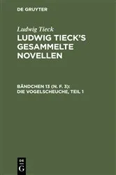 Book cover of Die Vogelscheuche, Teil 1 by Ludwig Tieck