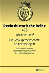 Book cover of Die «Volksgemeinschaft» als Rechtsbegriff by Unknown