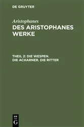 Book cover of Die Wespen. Die Acharner. Die Ritter by Unknown