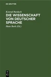 Book cover of Die Wissenschaft von deutscher Sprache by Unknown