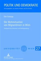 Book cover of Die Wohnsituation von MigrantInnen in Wien by Helmut Kramer