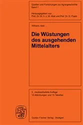 Book cover of Die Wüstungen des ausgehenden Mittelalters (3rd ed.) by Gunther Abel