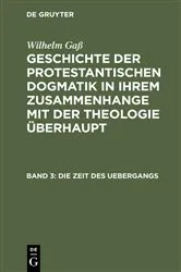Book cover of Die Zeit des Uebergangs by Wilhelm Gaß