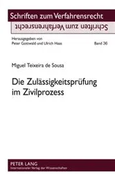 Book cover of Die Zulaessigkeitspruefung im Zivilprozess by Unknown