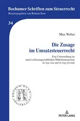Book cover of Die Zusage im Umsatzsteuerrecht by Unknown
