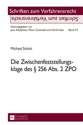Book cover of Die Zwischenfeststellungsklage des § 256 Abs. 2 ZPO by Unknown