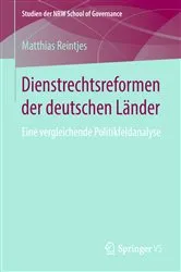 Book cover of Dienstrechtsreformen der deutschen Länder by Matthias Reintjes