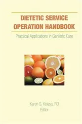 Book cover of Dietetic Service Operation Handbook by Karen Kolasa