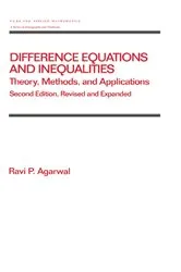 Book cover of Difference Equations and Inequalities by Unknown