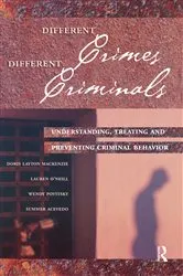 Book cover of Different Crimes, Different Criminals by Doris Layton MacKenzie