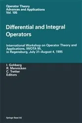 Book cover of Differential and Integral Operators by Israel C. Gohberg