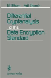 Book cover of Differential Cryptanalysis of the Data Encryption Standard by Eli Biham