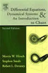 Book cover of Differential Equations, Dynamical Systems, and an Introduction to Chaos (2nd ed.) by Morris W. Hirsch