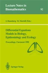 Book cover of Differential Equations Models in Biology, Epidemiology and Ecology by Unknown