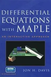 Book cover of Differential Equations with Maple by Jon Davis
