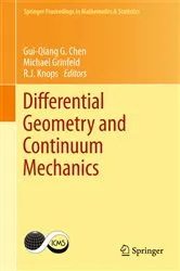 Book cover of Differential Geometry and Continuum Mechanics by Gui-Qiang G. Chen